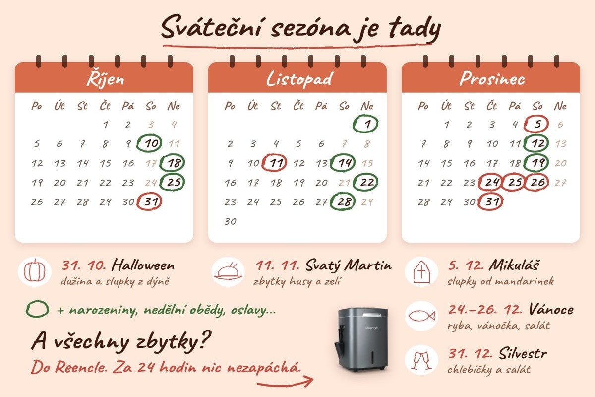 Zbytky jídla o svátcích: co s nimi svátek po svátku